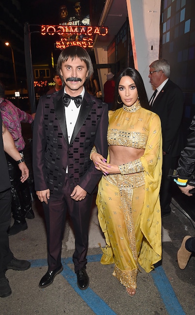 Kim Kardashian, Jonathan Cheban, Halloween 2017, Sonny, Cher